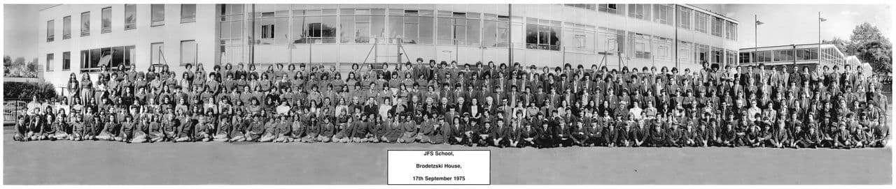 JFS boys school panorama September 1975