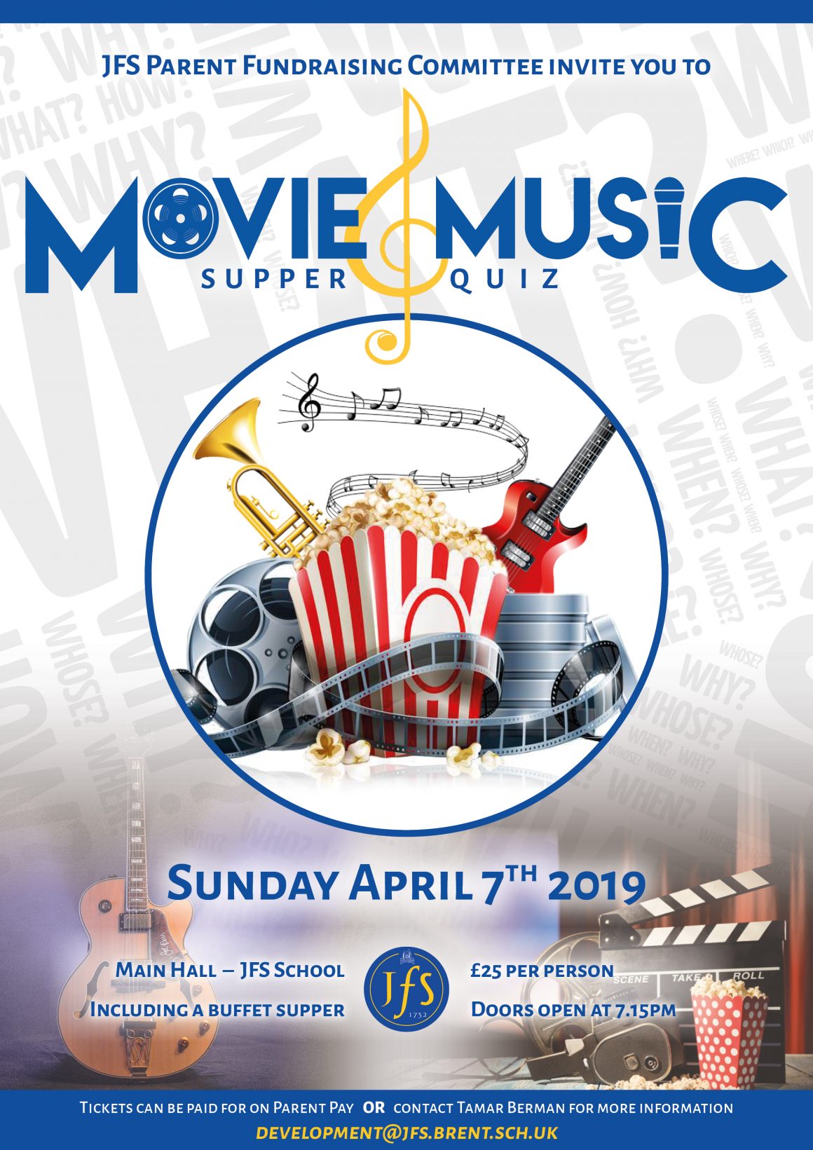 Movie and Music Supper Quiz