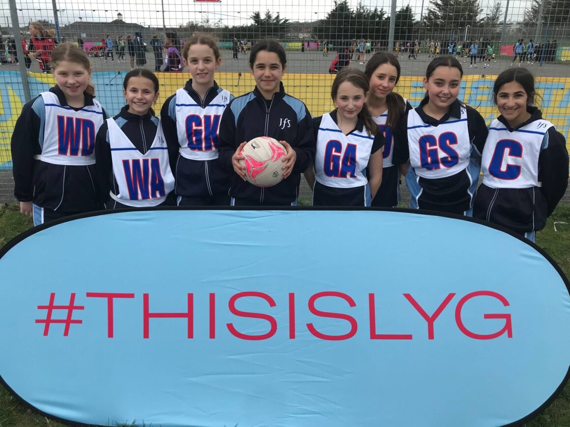 Year 7 Netballers at the London Youth Games