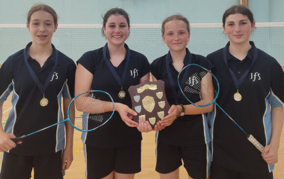 Girls U14 Badminton Brent Champions!